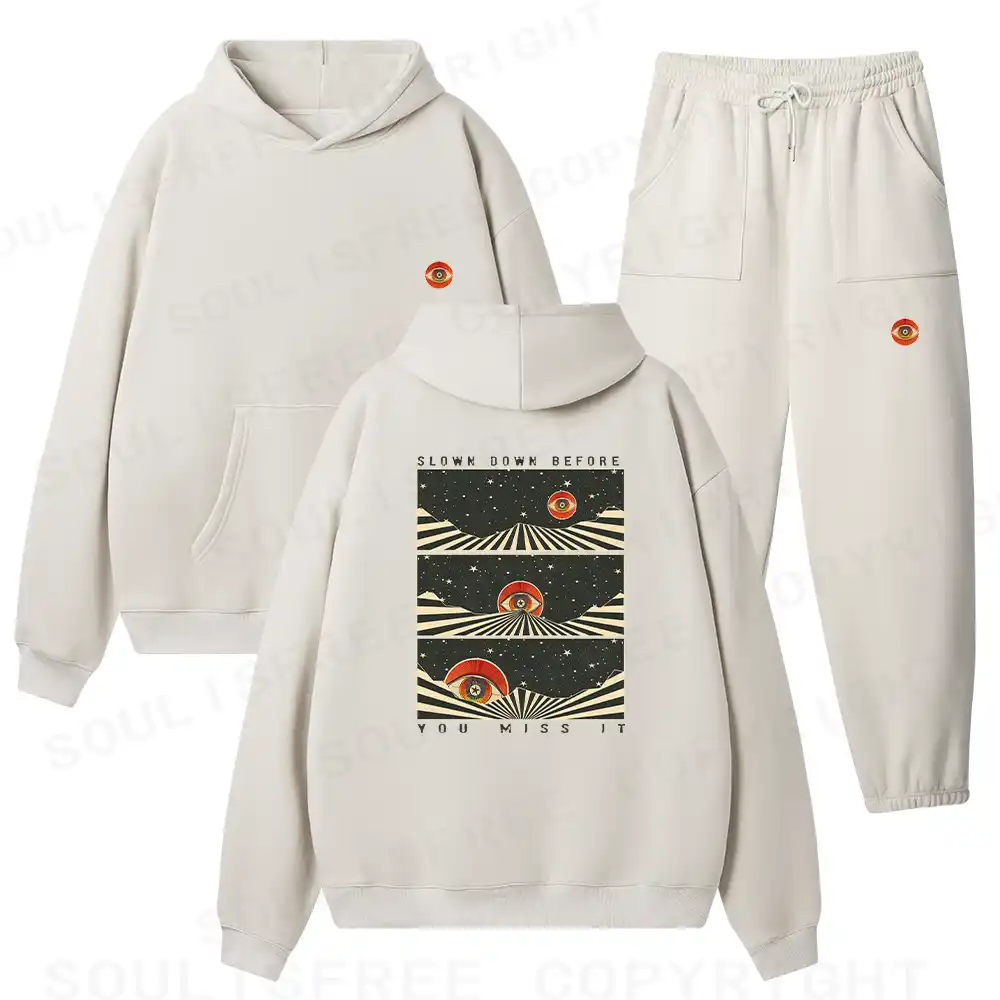 Moments in Stillness Fleece Hoodie Set
