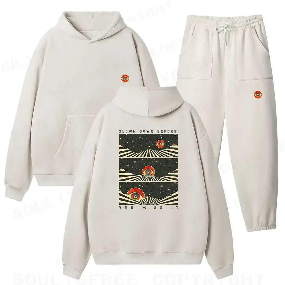 Moments in Stillness Fleece Hoodie Set