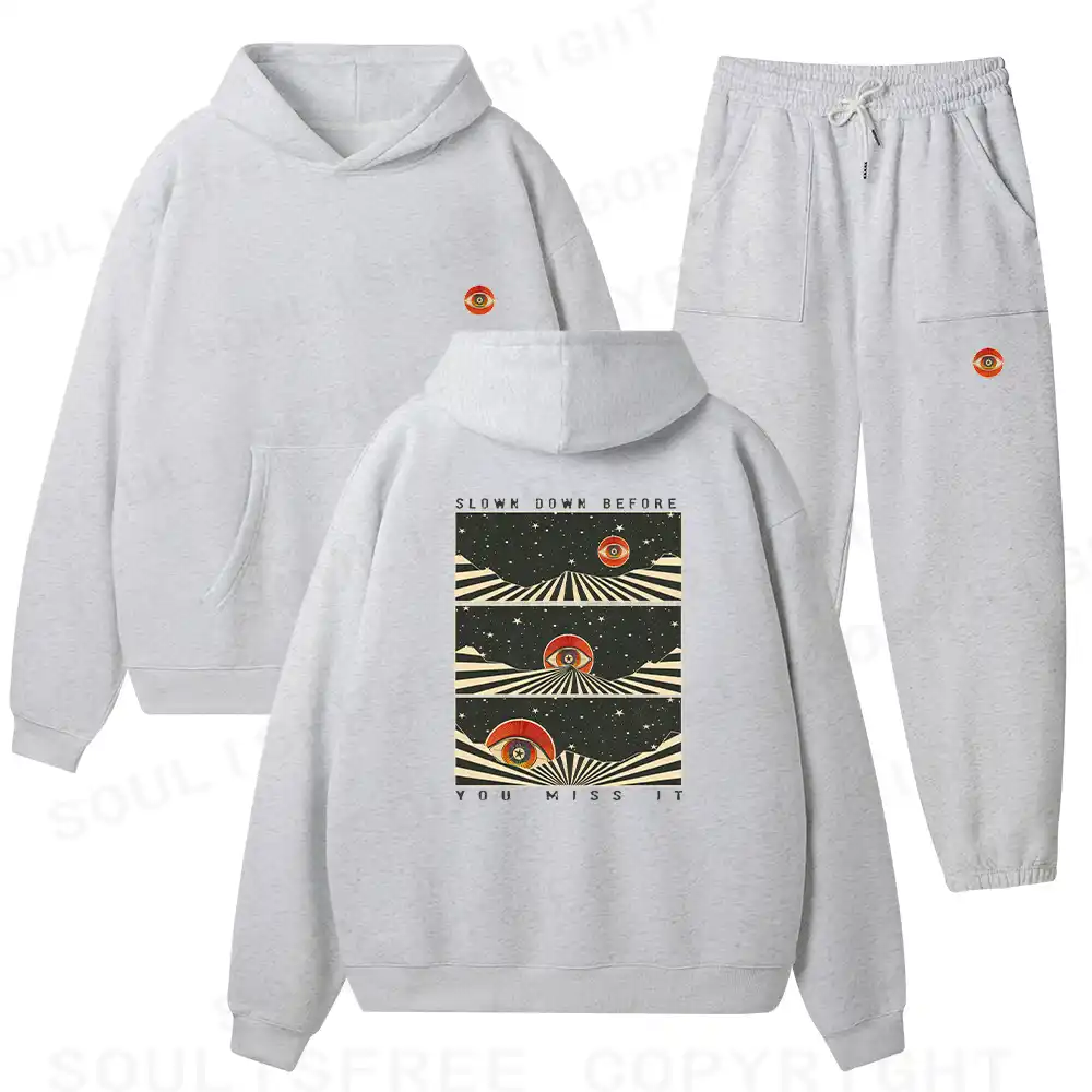 Moments in Stillness Fleece Hoodie Set