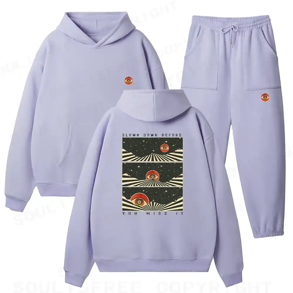 Moments in Stillness Fleece Hoodie Set