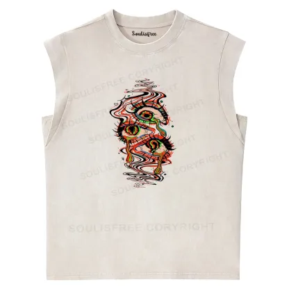 Dream Eyes Washed Tank Tops