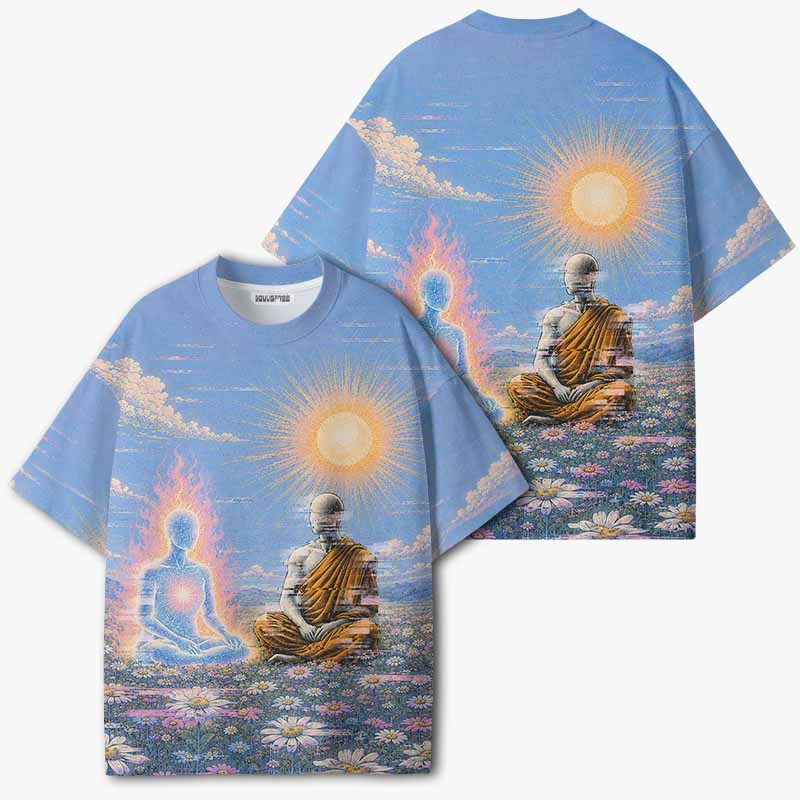 Soulisfree THE UNIVERSE WITHIN ECO‑PERF Graphic Tee
