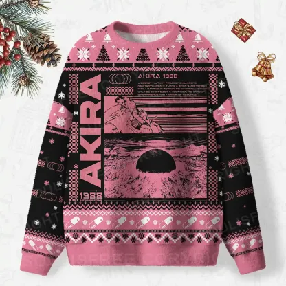 Psychic Collapse Ugly Christmas Knit Sweatshirt