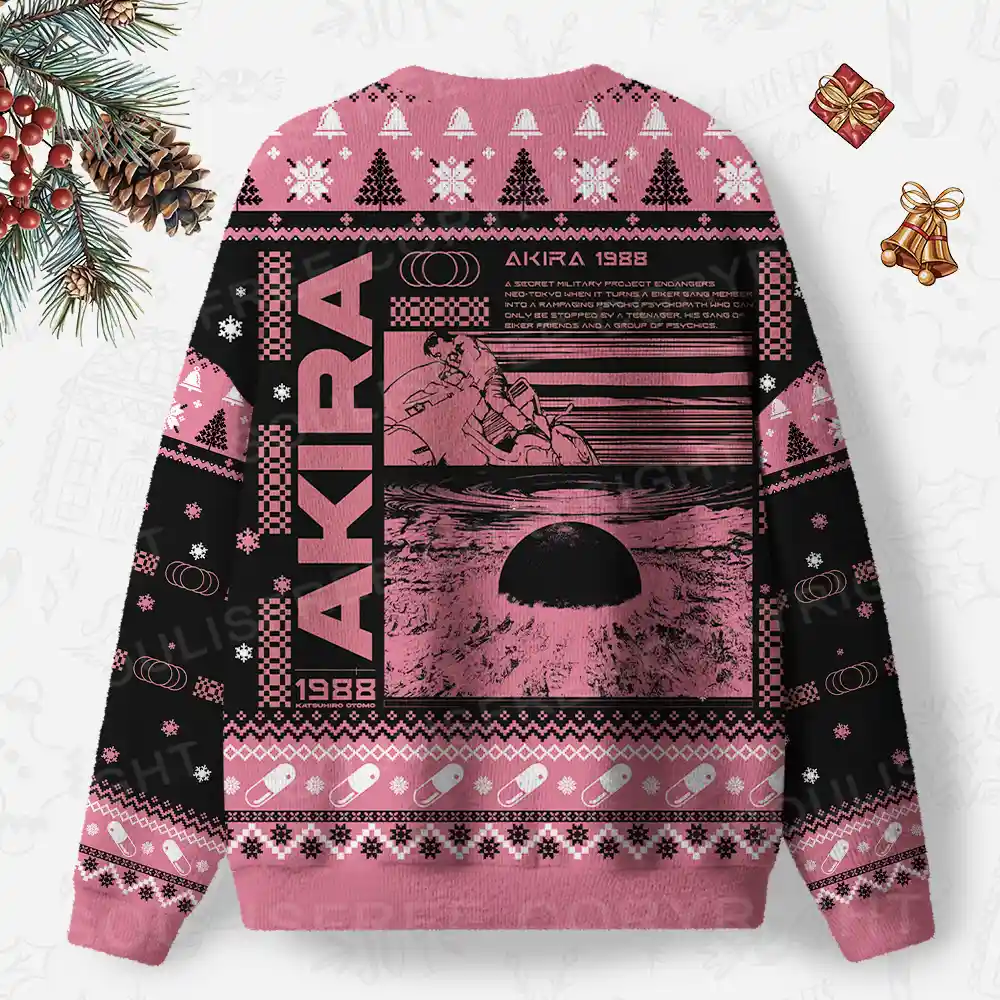 Psychic Collapse Ugly Christmas Knit Sweatshirt