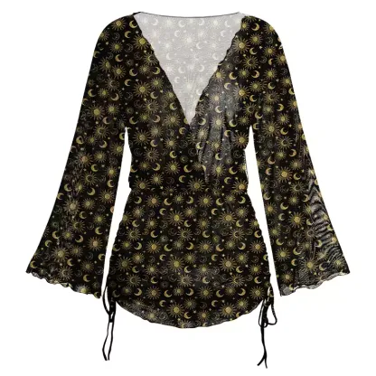 Soulisfree  Stellar Dreams Sheer Mesh Cover Up