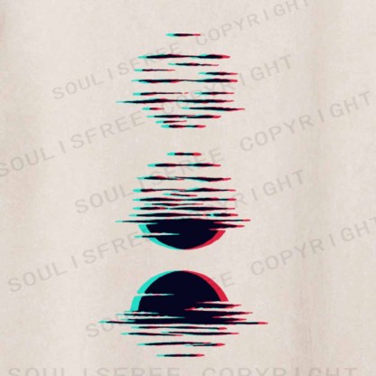 Soulisfree  MEMORIES OF SUNSET Washed Tee