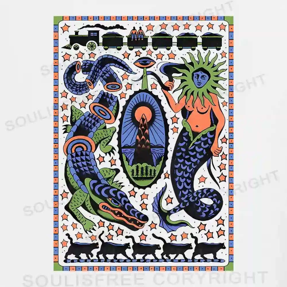 Mysterious Place Crop Top