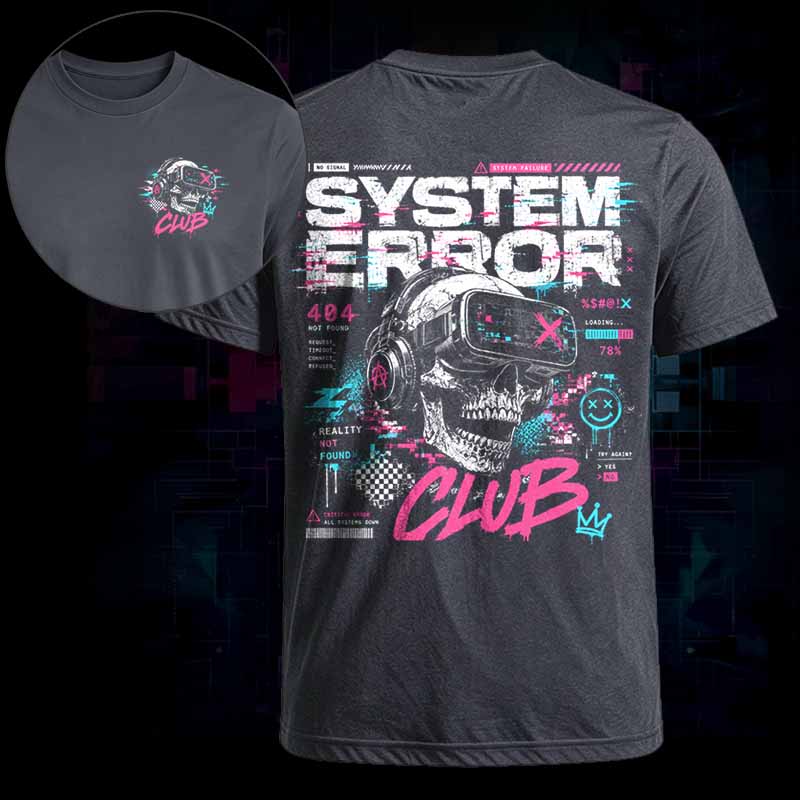 Soulisfree System Error Club  Classic Tee
