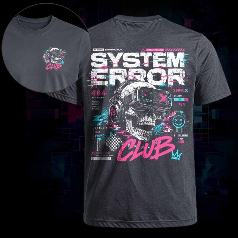 Soulisfree System Error Club  Classic Tee