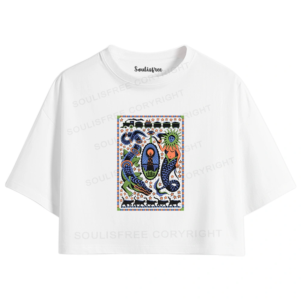 Mysterious Place Crop Top