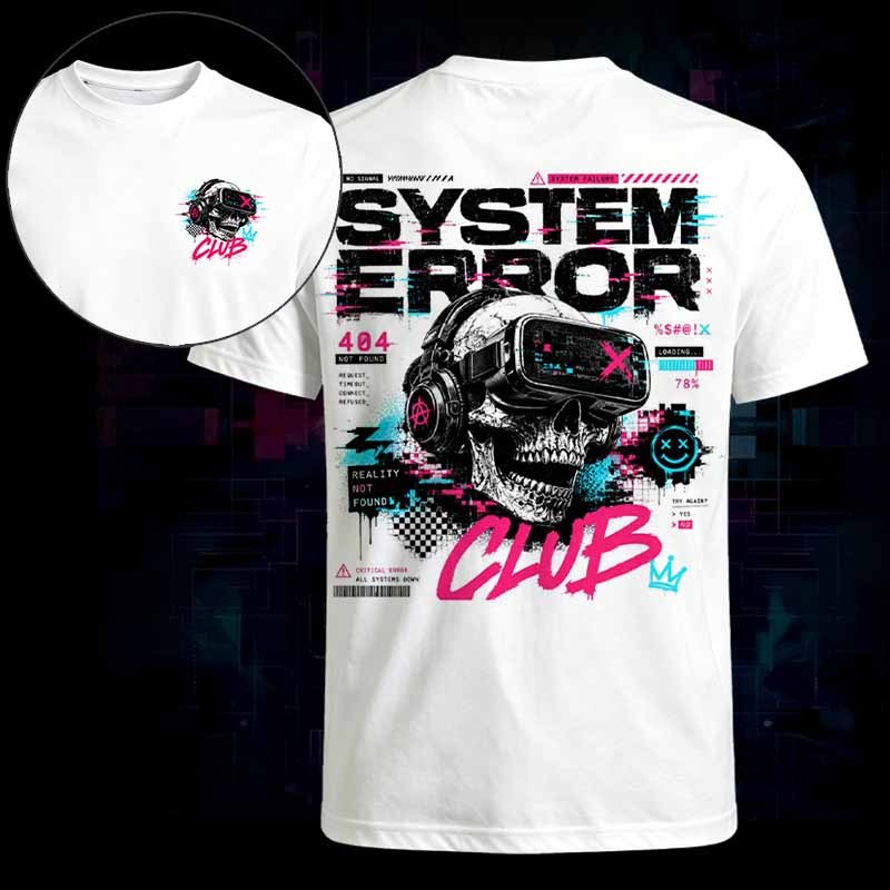 Soulisfree System Error Club  Classic Tee
