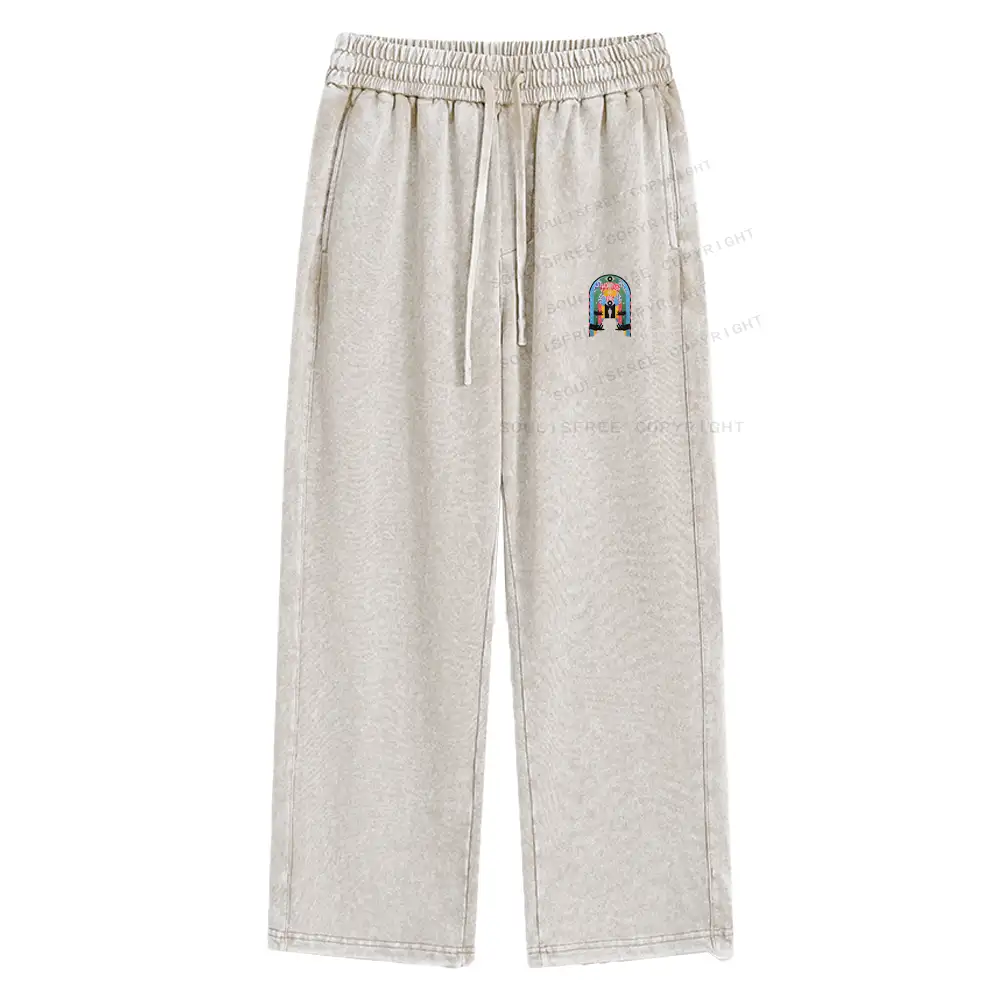 A Warm Welcome Washed Baggy Sweatpants