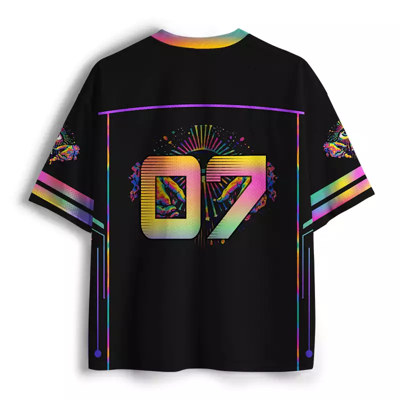 Soulisfree Psychedelic Mind Garden Mesh Jersey