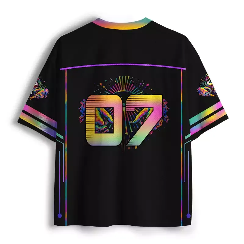 Soulisfree Psychedelic Mind Garden Mesh Jersey