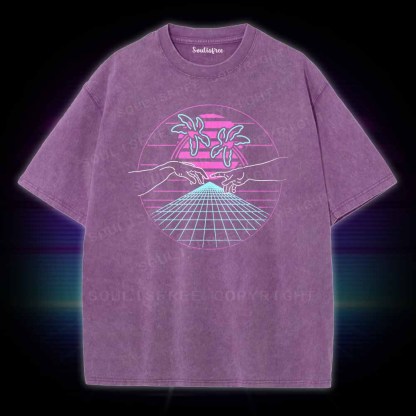 Soulisfree Creation of 80s Washed Tee