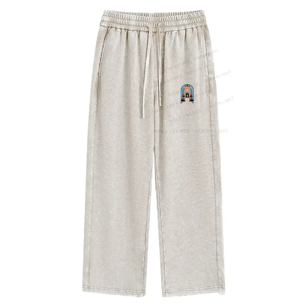 A Warm Welcome Washed Baggy Sweatpants