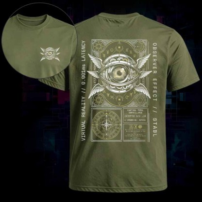 Soulisfree OBSERVER EFFECT // VIRTUAL REALITY Classic Tee