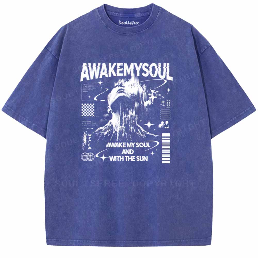 Soulisfree AWAKE MY SOUL Washed Tee