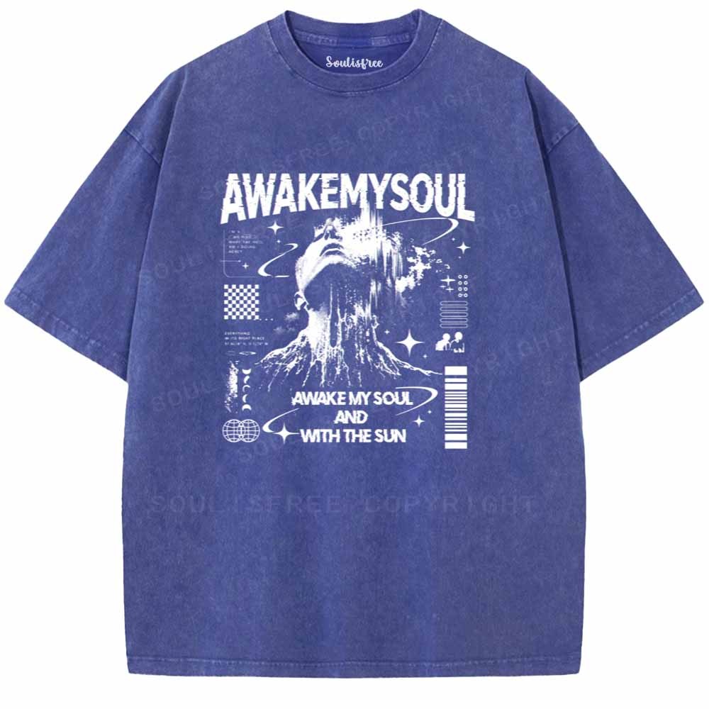 Soulisfree AWAKE MY SOUL Washed Tee