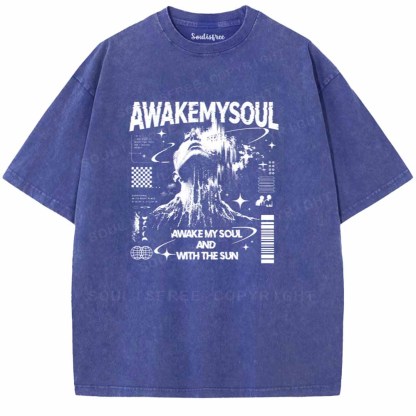 Soulisfree AWAKE MY SOUL Washed Tee