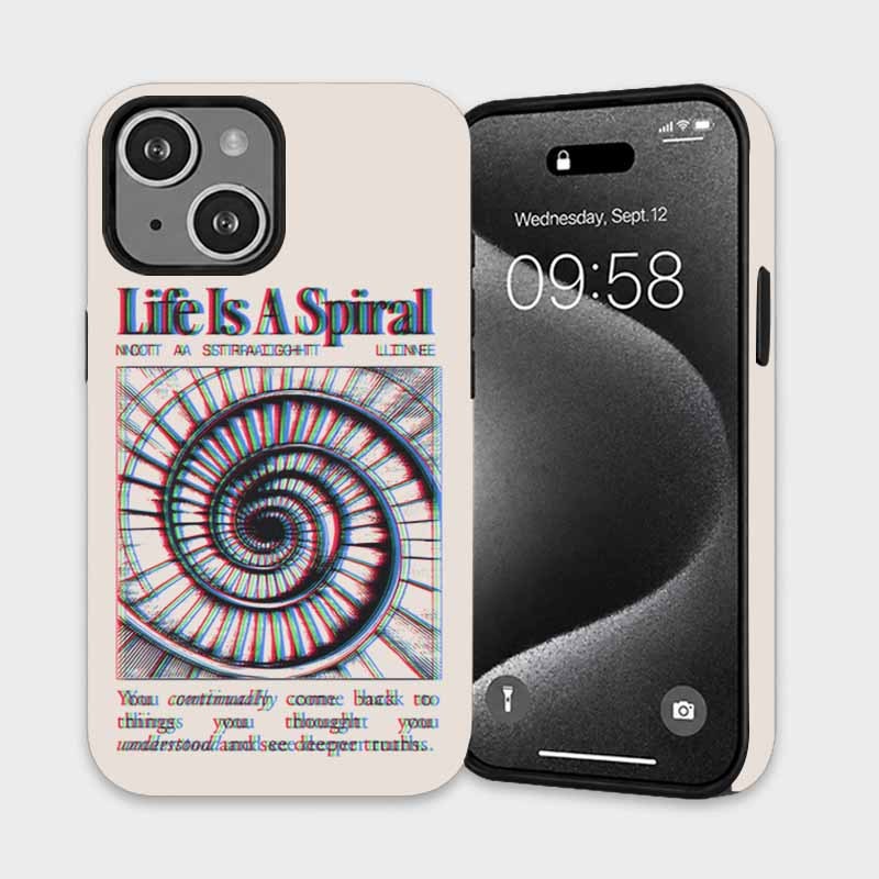 Soulisfree Life Is A Spiral Matte Phone Case