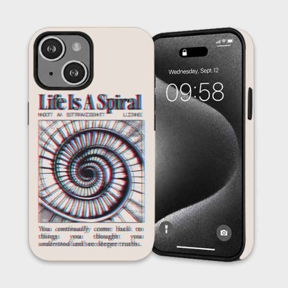 Soulisfree Life Is A Spiral  Matte Phone Case