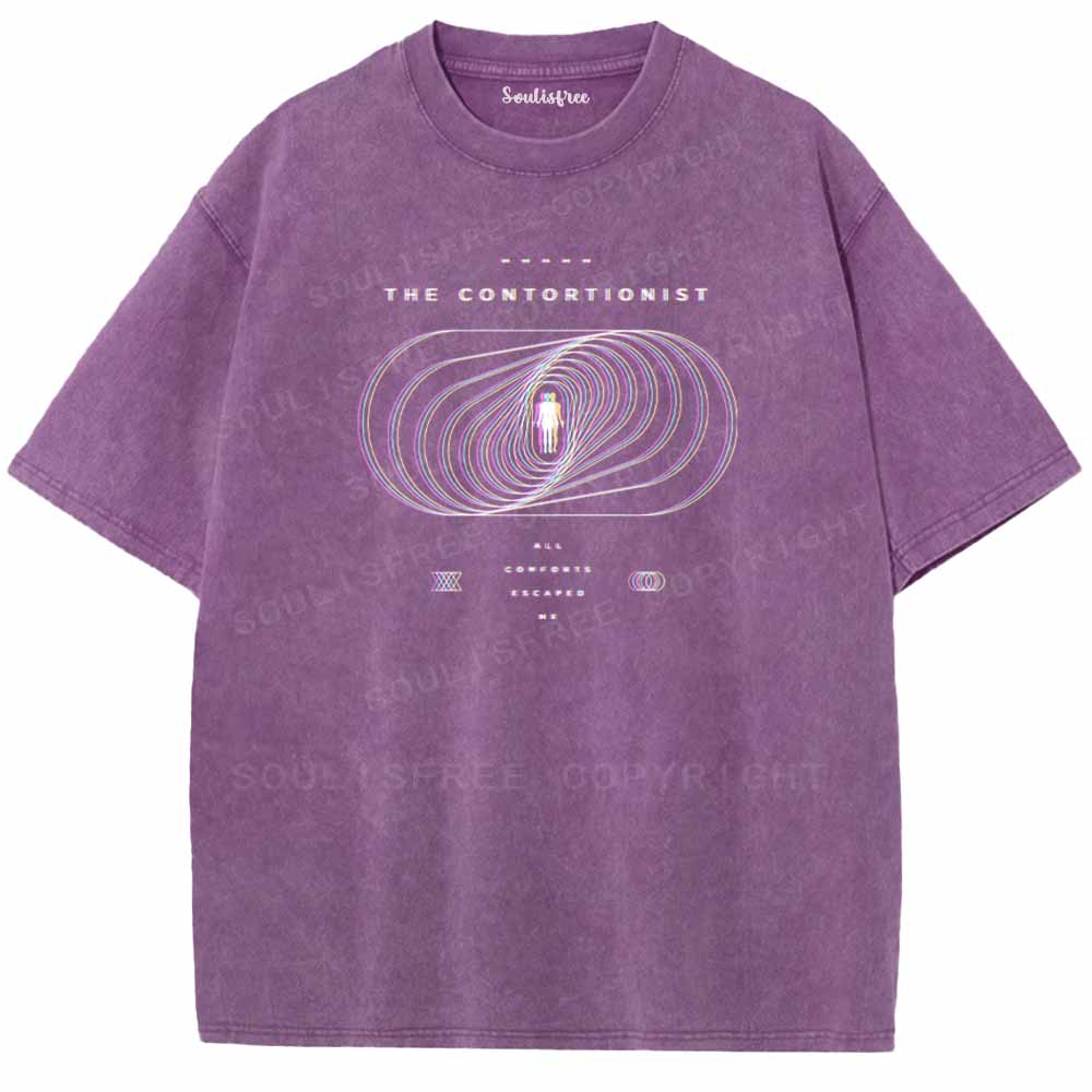 Soulisfree  ΤHE CONTORTIONIST Washed Tee