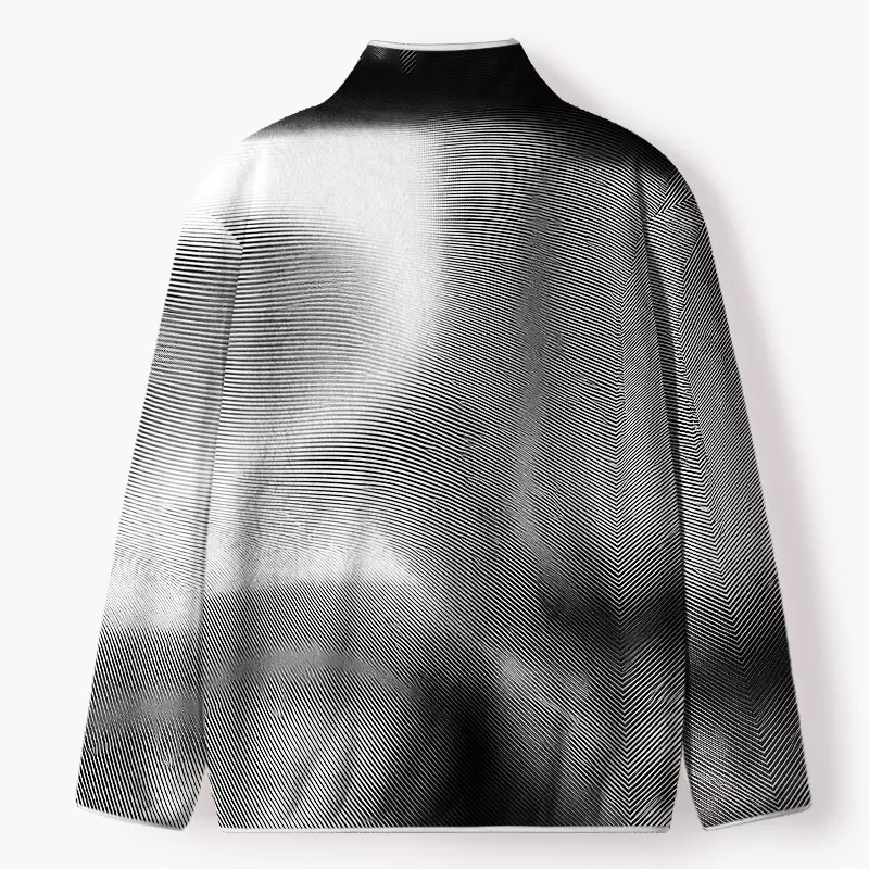 Soulisfree  Between Order And Chaos Flannel Zip-Up Jacket