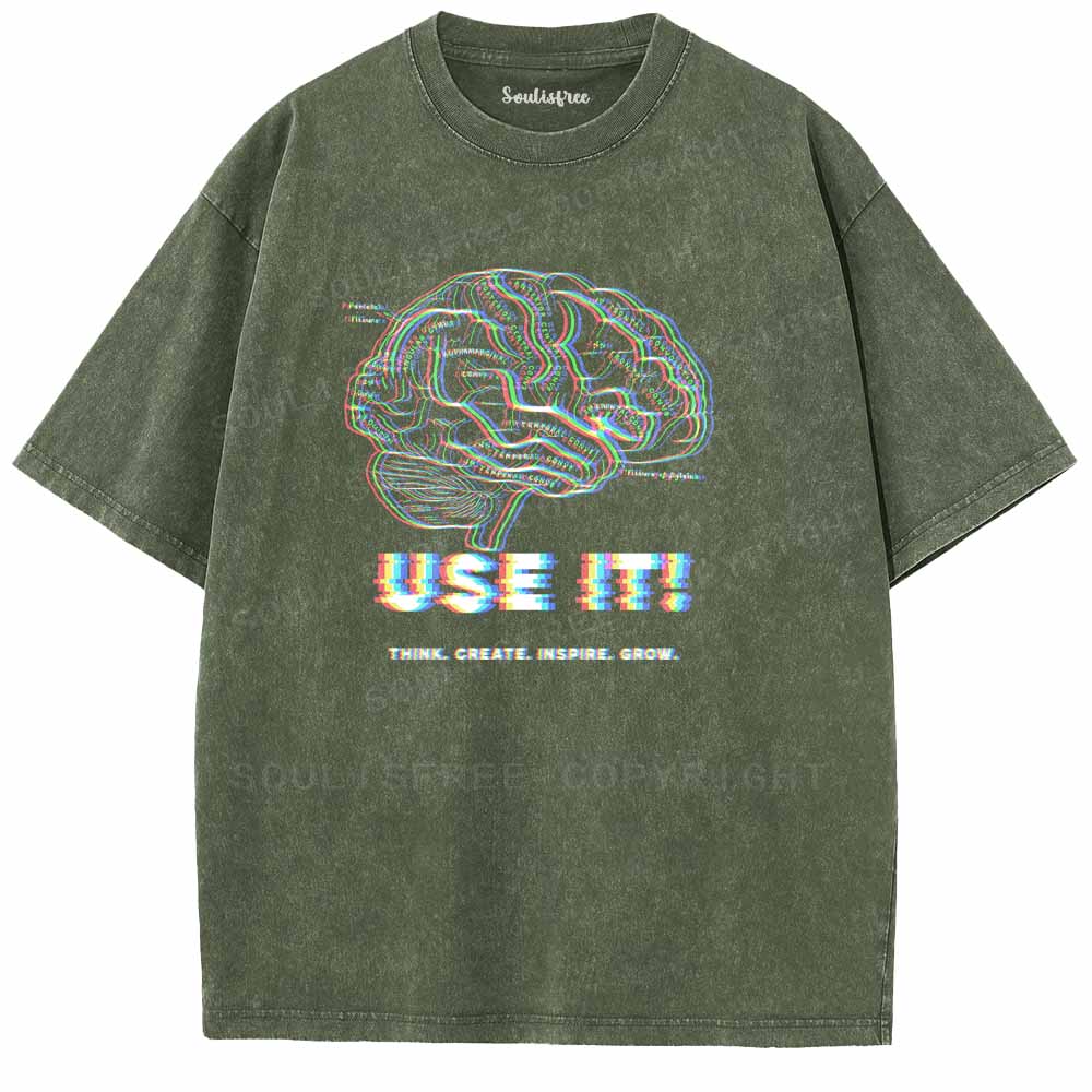 Soulisfree  USE IT ! Washed Tee