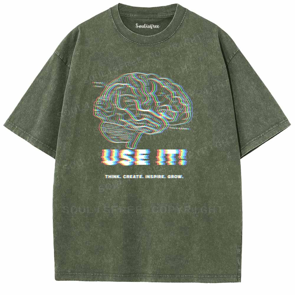 Soulisfree  USE IT ! Washed Tee