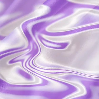 Soulisfree Lavender Liquid Swirl Cowl Neck Satin Mini Dress