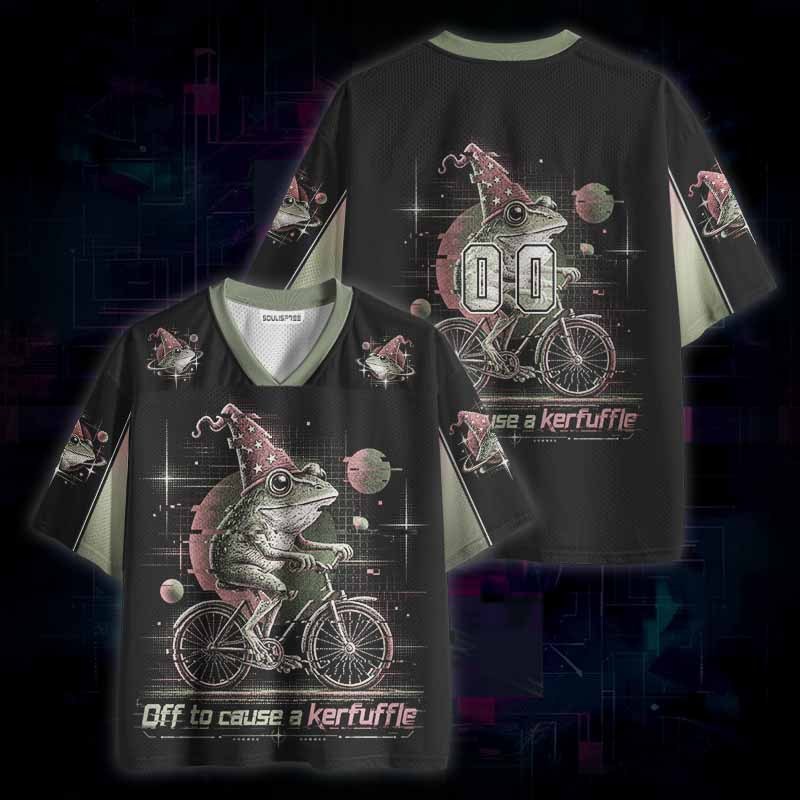 Soulisfree Off to Cause a Kerfuffle Frog Mesh Jersey