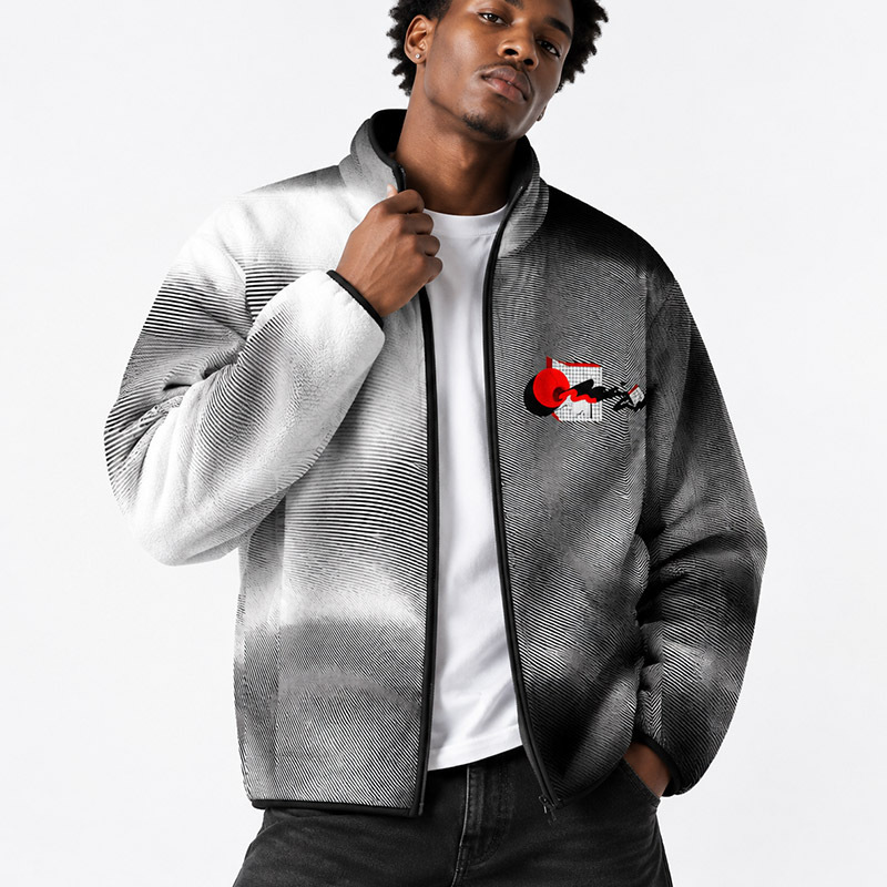 Soulisfree  Between Order And Chaos Flannel Zip-Up Jacket