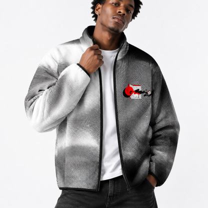 Soulisfree  Between Order And Chaos Flannel Zip-Up Jacket