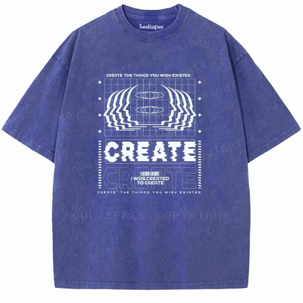 Soulisfree  CRERTE THE THINGS YOU WISH EXISTED Washed Tee