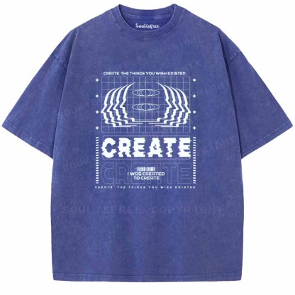 Soulisfree  CRERTE THE THINGS YOU WISH EXISTED Washed Tee