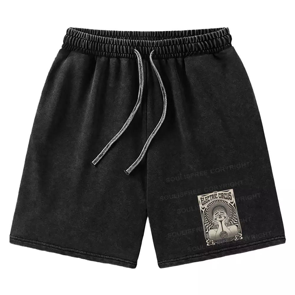 Spiritual Exploration Washed Shorts