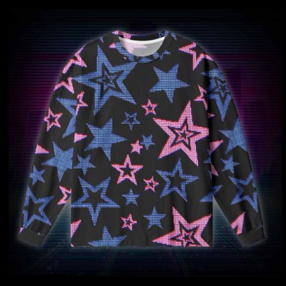 Soulisfree Glow-In-The-Dark Stars Long Sleeve Cotton Tee