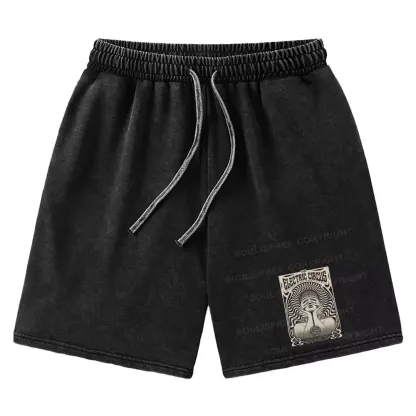 Spiritual Exploration Washed Shorts