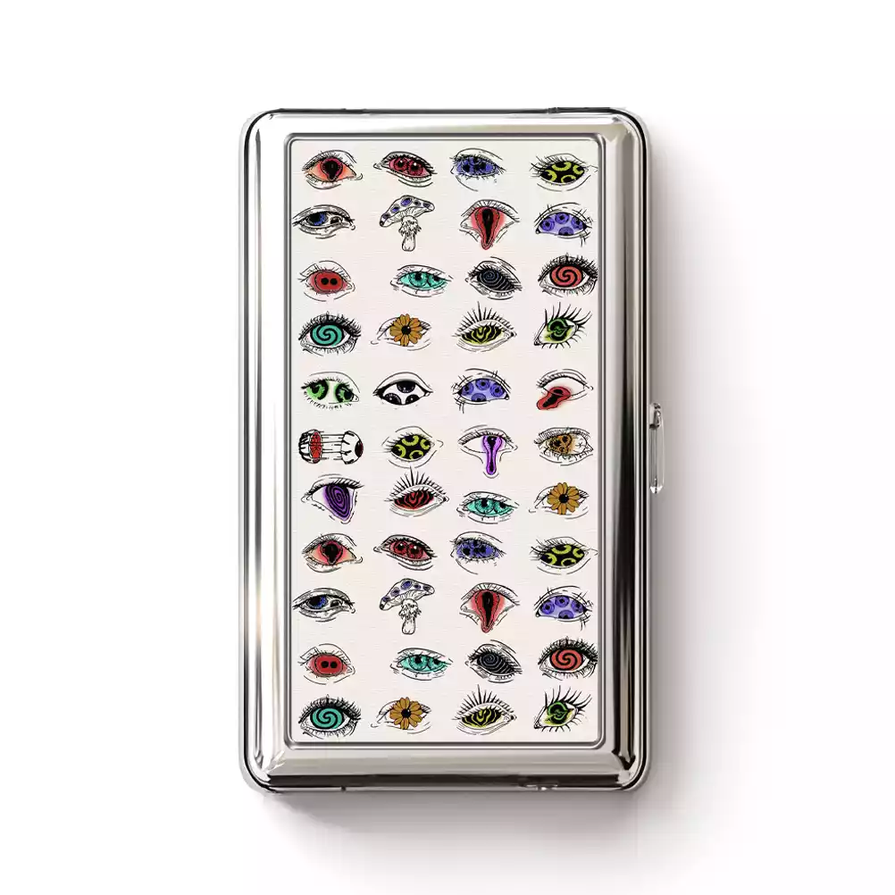 Soulisfree The Psychedelic Eyes Metal Pocket Case