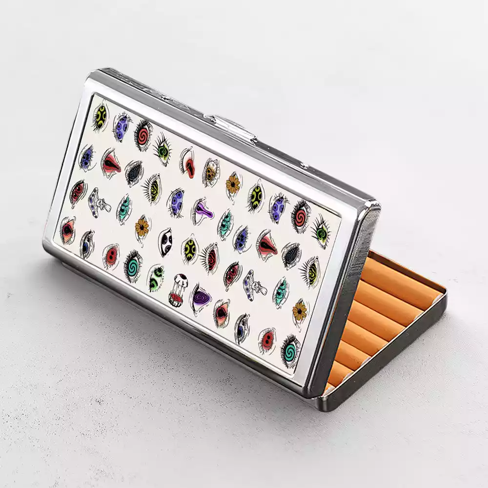 Soulisfree The Psychedelic Eyes Metal Pocket Case