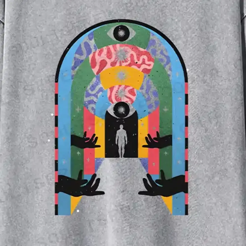 Healing Journey Washed Long Sleeve Shirt