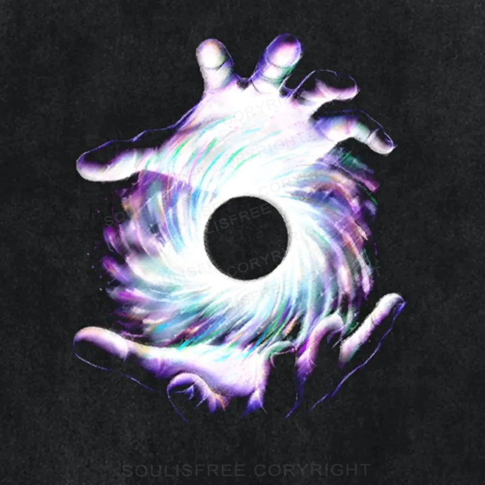 The Cosmic Grip Washed Space T-shirt