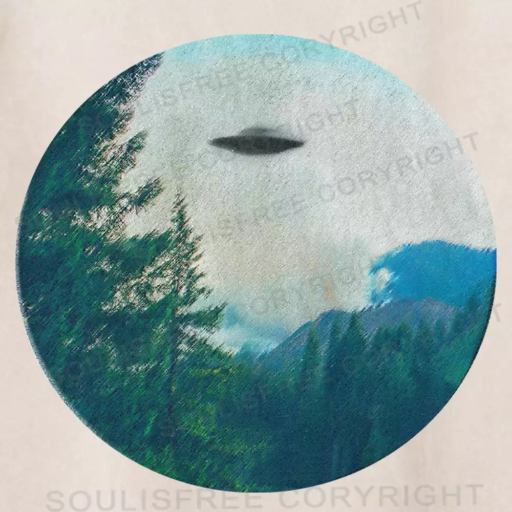 I Want to Believe Human Washed UFO T-shirt