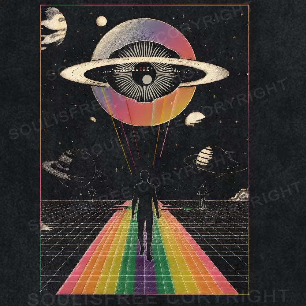 In a world of illusion Washed Space T-shirt