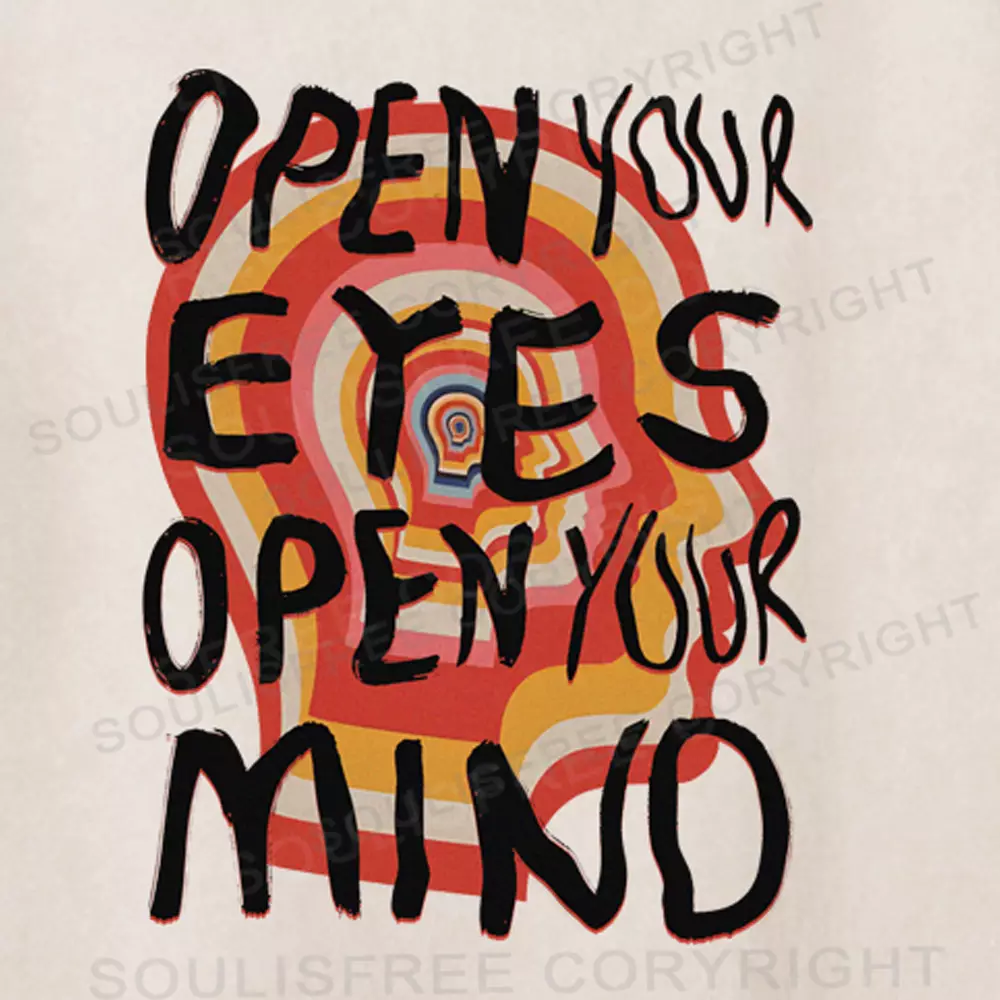 Open Your Eyes, Open Your Mind Washed T-shirt