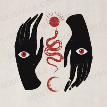 Eye of the Infinite Washed Tank Tops