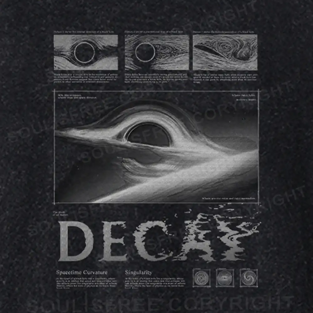 Decay of the Cosmos Washed Hoodie