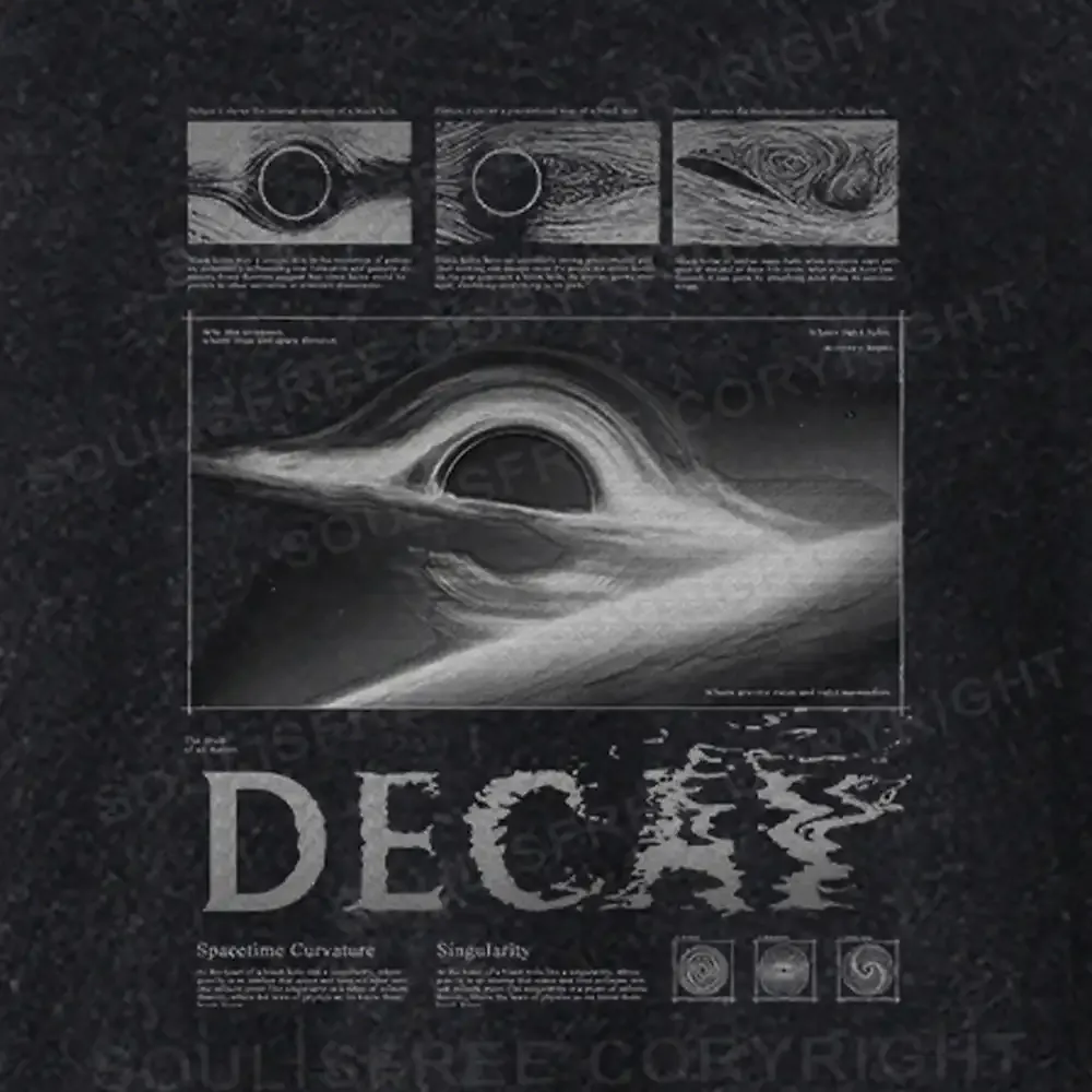 Decay of the Cosmos Basic Washed T-shirt