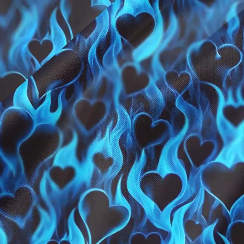 Soulisfree Flame Heart  Satin Mini Dress